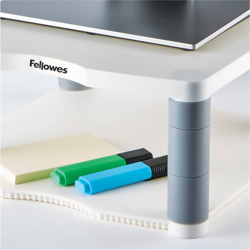 Schreibtisch, Arbeitsplatz, Marker, Markerstifte, Fellowes