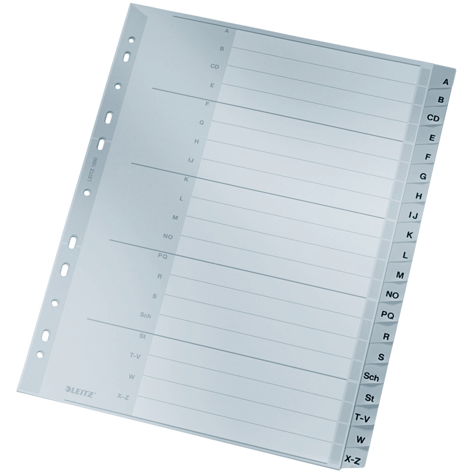 Ordner, Register, Abheftregister, Dictation, Beschriftungssystem