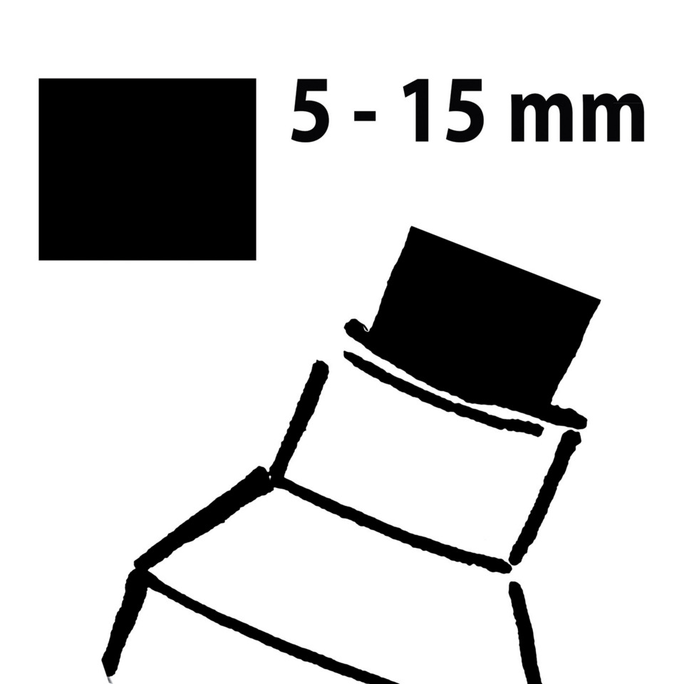 stapler, top-hat, silhouette, abstrakt, 5-15 mm