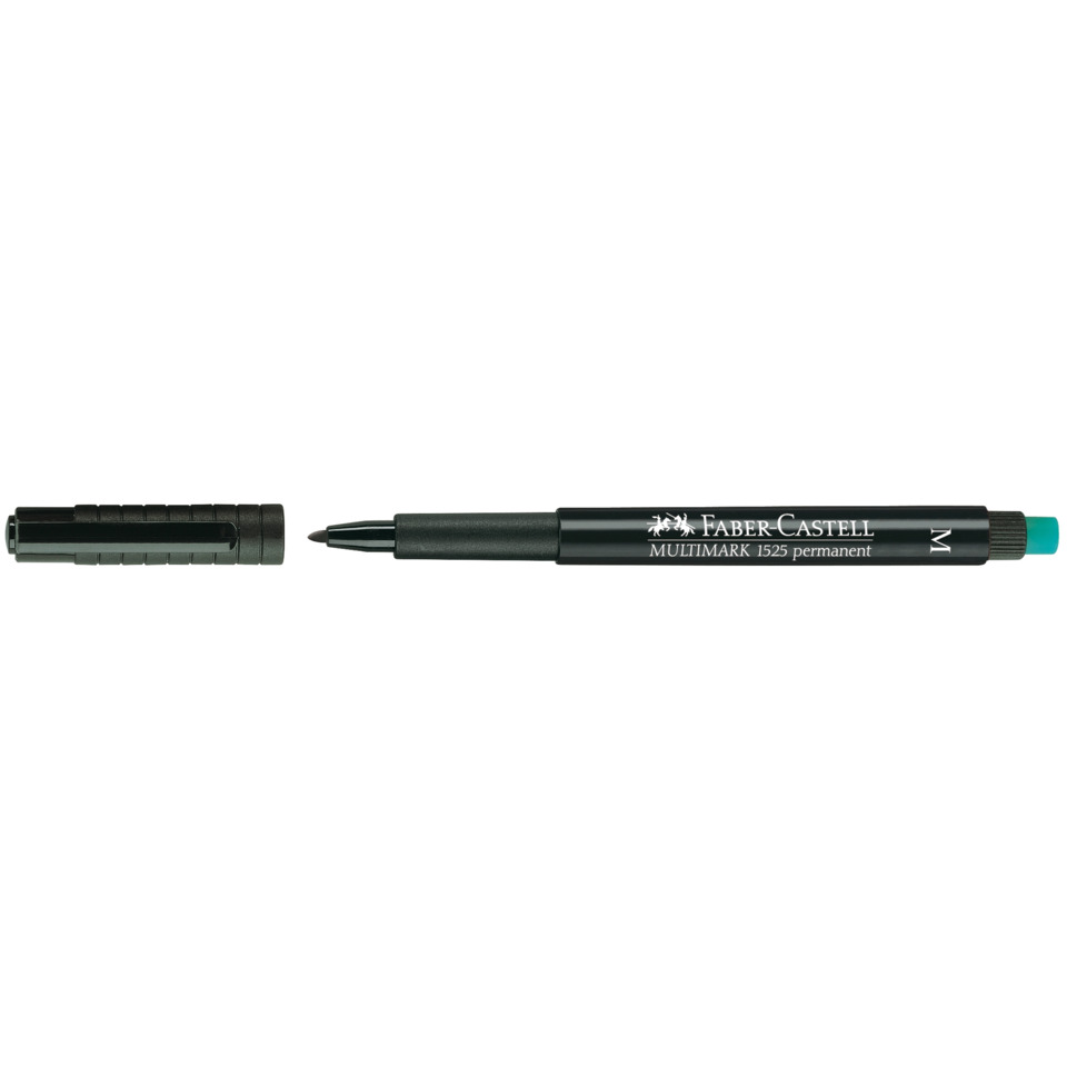 Permanentmarker, Markerstift, Schwarz, Multimark, Faber-Castell