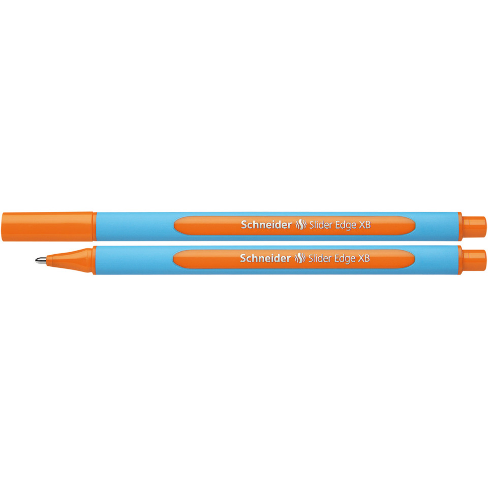 Marker, Marker-Set, Stift, Orangene Kappe, Blauer Körper