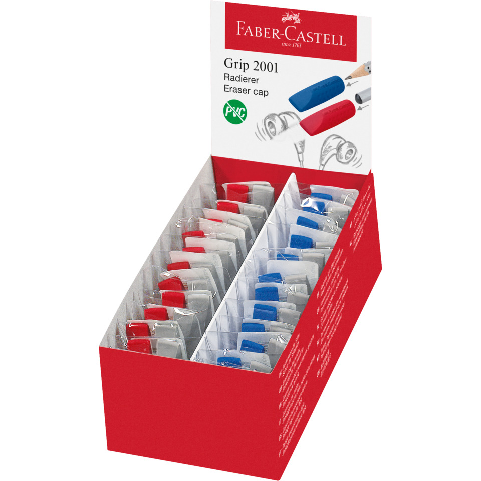 Eraser, Radierer, Bleistiftende?, Kappen-Radiergummi?, Gummieinlagen