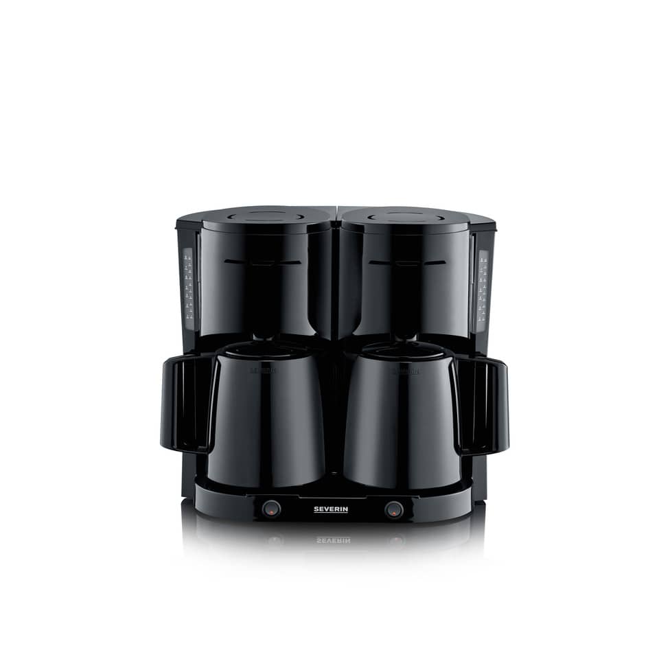 Kaffeemaschine, Kaffeezubereiter, 4-Topf-Design, schwarz, Severin-kit?