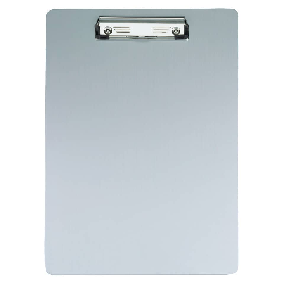 Klemmbrett Aluminium mit Bügelklemme, A4, Klemme: kurze Seite MAUL 2352808