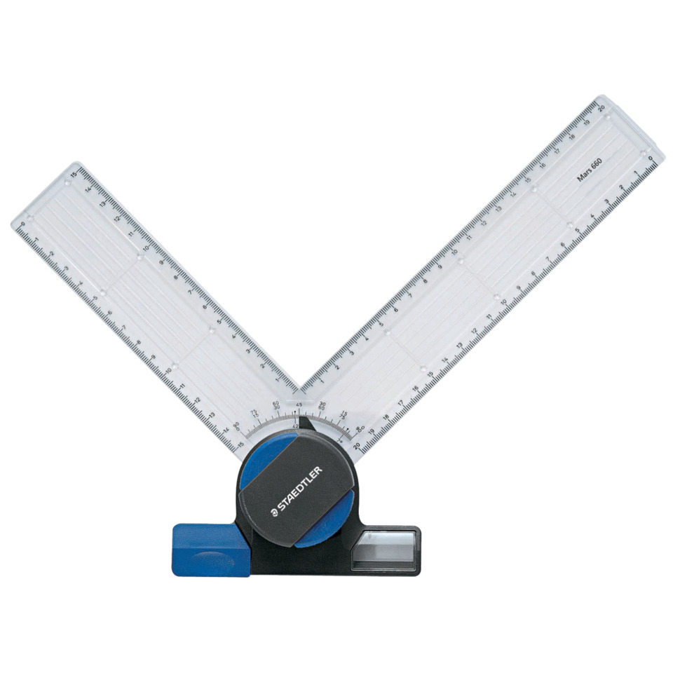 Linealmaß, Schulwinkel, Geodreieck, Ruler, Stadtler