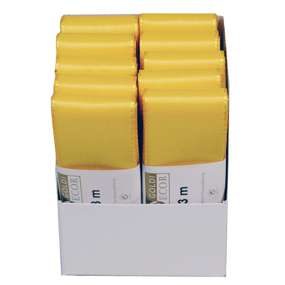Taftband, 40mmx3m, gelb GOLDINA 14450401010003