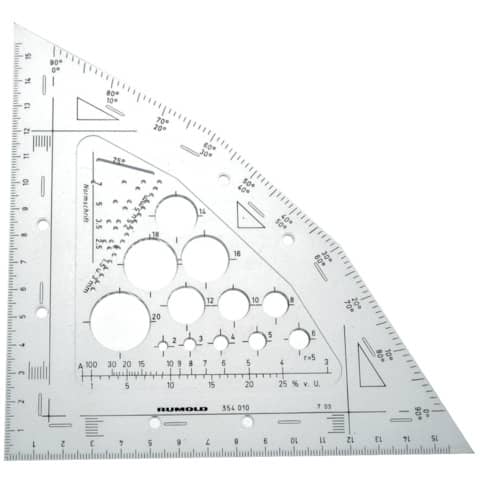 Combi-Winkel, aus unzerbrechlichem Makrolon® RUMOLD 354010