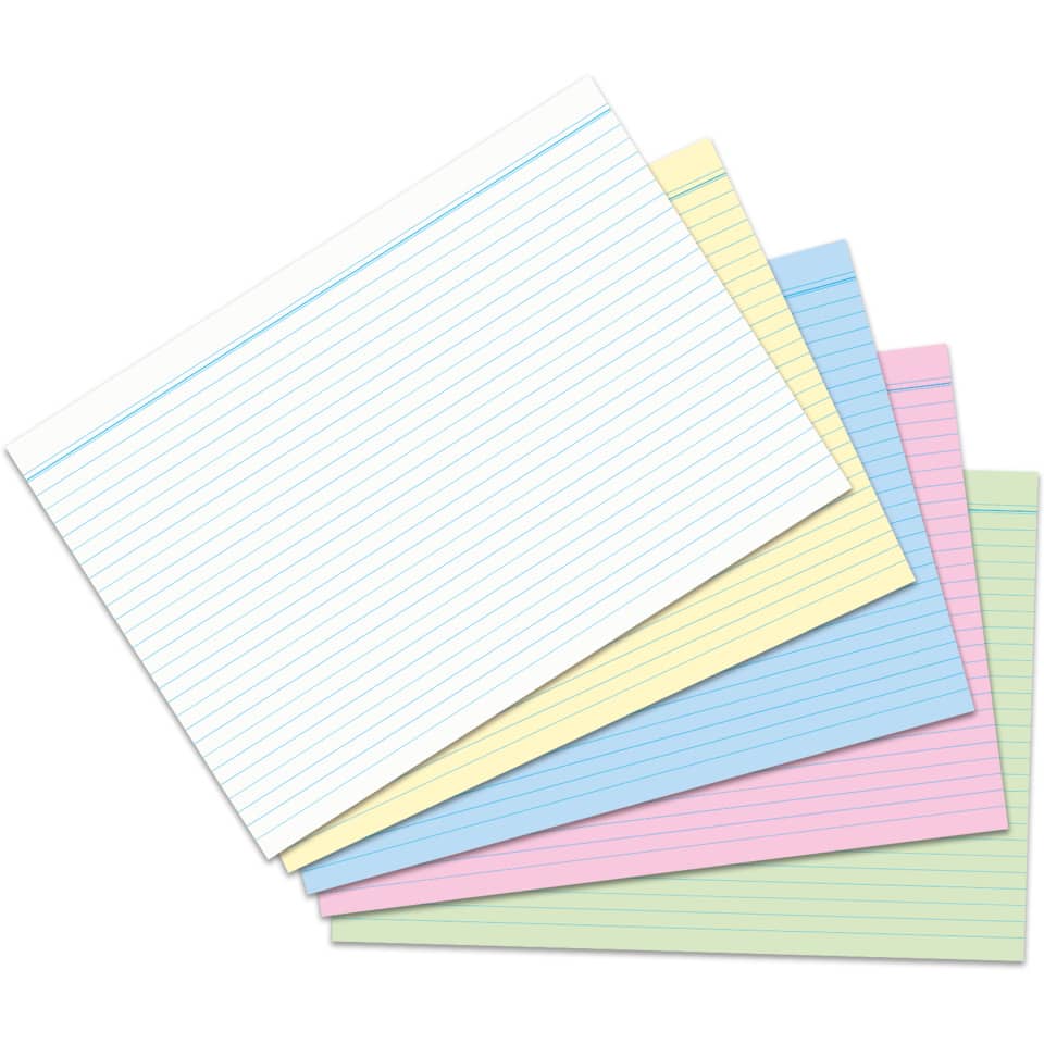 Notizblock, Linienpapier, Kartenrand, Pastellfarben, Schreibblock