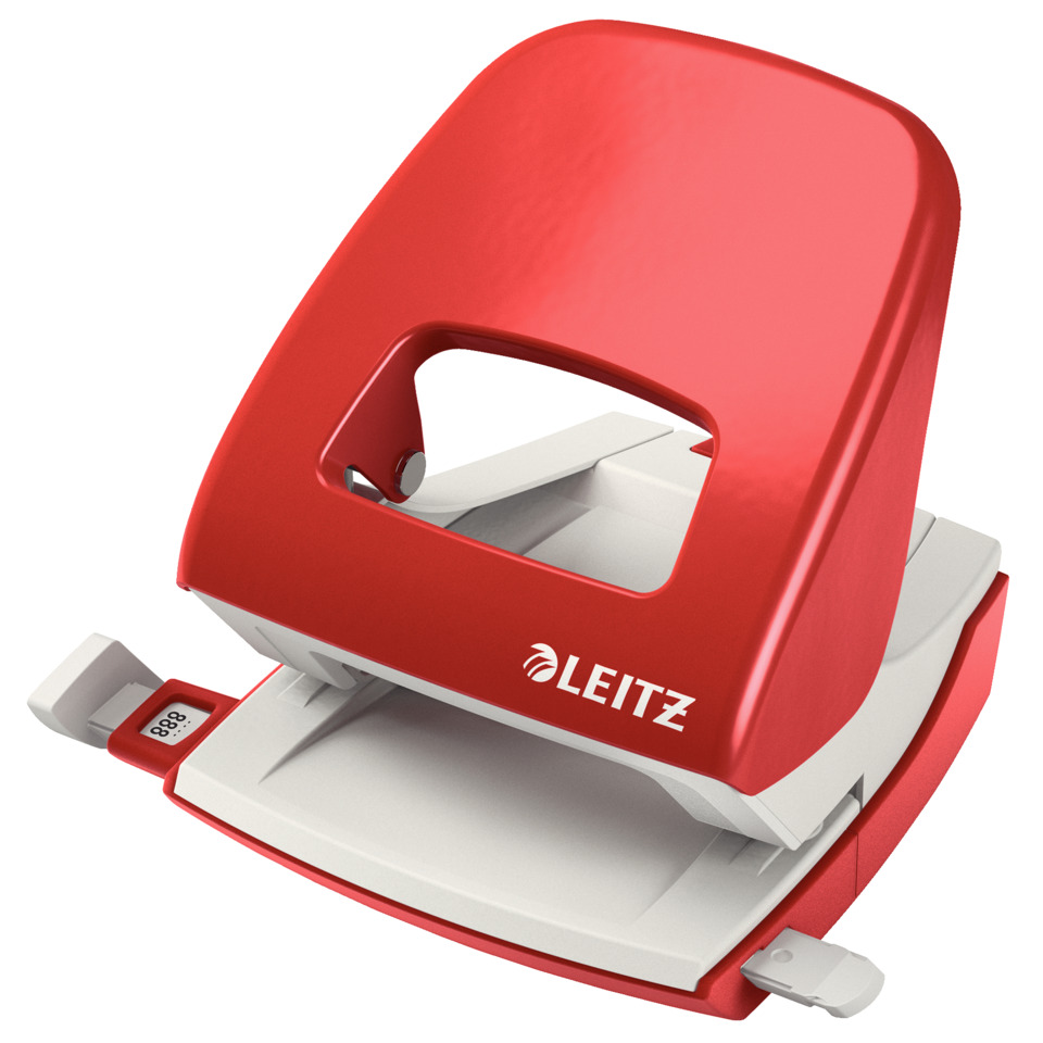 Locher, Schwarz/Rot, Klemm-/Bleistift?