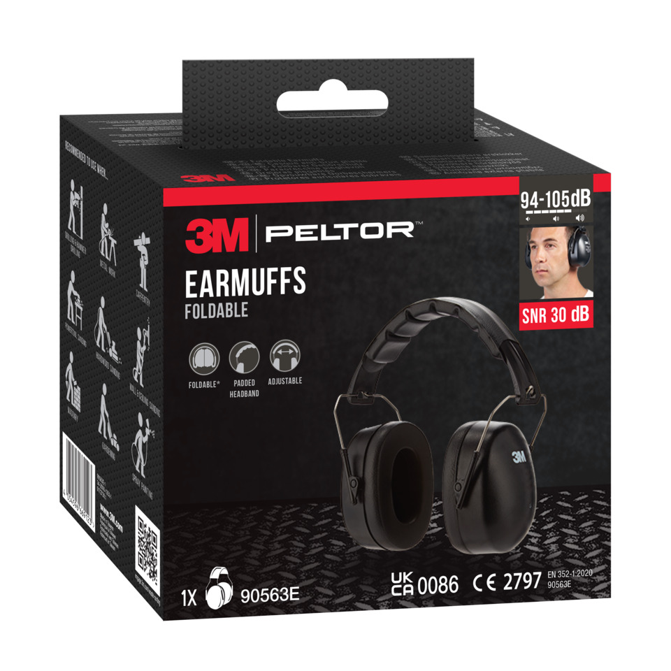 Kopfhörer, Over-Ear, Foldable, Padded Headband, 3M Peltor