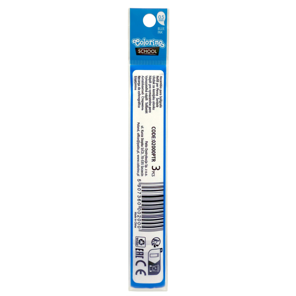 Colorino, Schule, Blau Tinte, 0.5 mm, Pe,