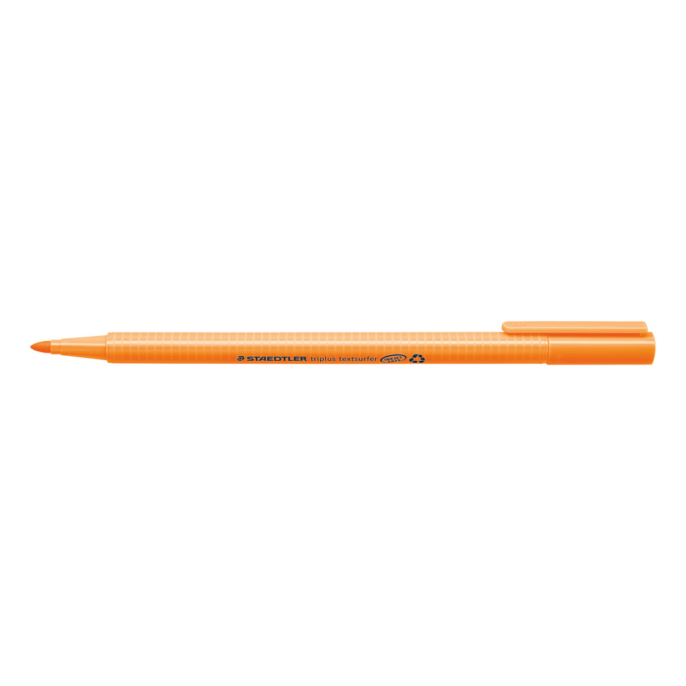 Textmarker, Marker, Orange, Stifthalter, Staedtler