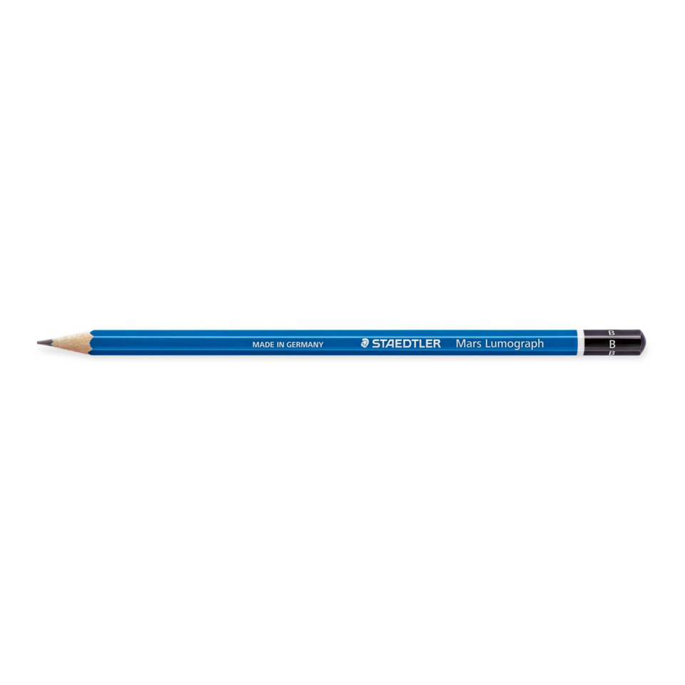 Bleistift, Schulstift, Blauschrift, Mars Lumograph, Bleistiftgraphit