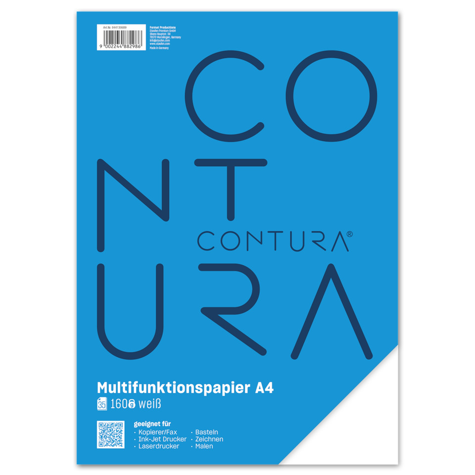A4-Papier, Multifunktionspapier, Blaues Papier, Karton?, Contura?