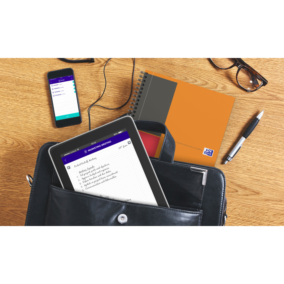 Tablet, Notizblock,  iPad, Tasche, Schule, tablet, notebook, handtasche, papier, brille