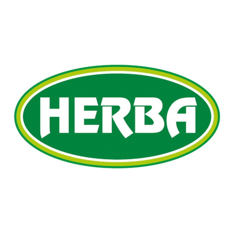 logo, herba, grünes oval, markenemblem, grafische gestaltung