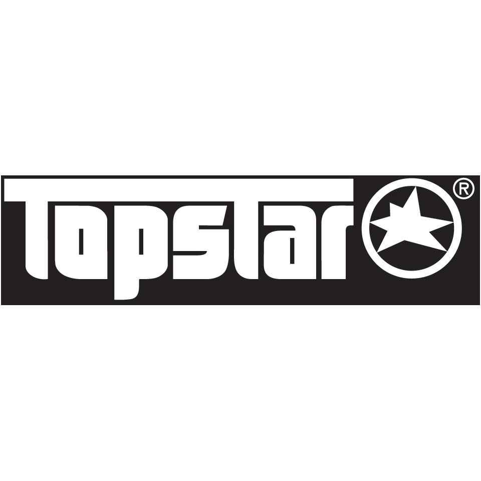 logo, Markenlogo, Topstar, schwarzweiß, Aufkleber