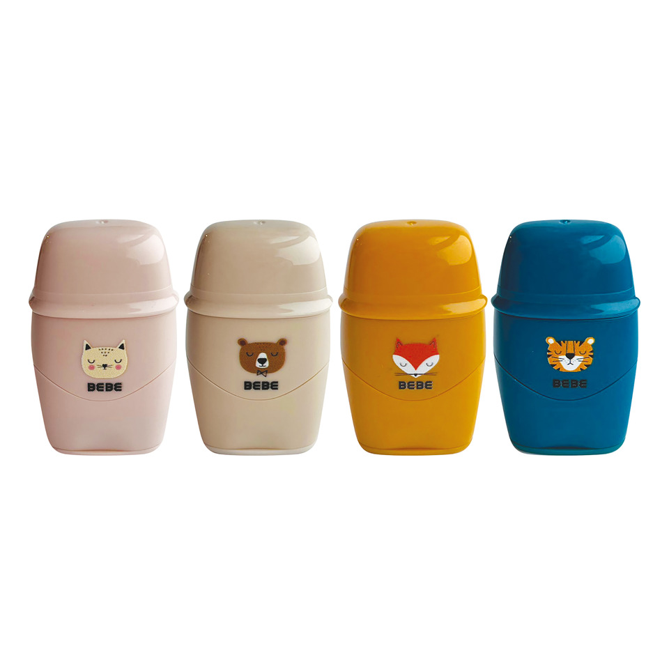 Kinderflasche, Trinkflasche, Babyflasche, Tiermotiv, mehrfarbig