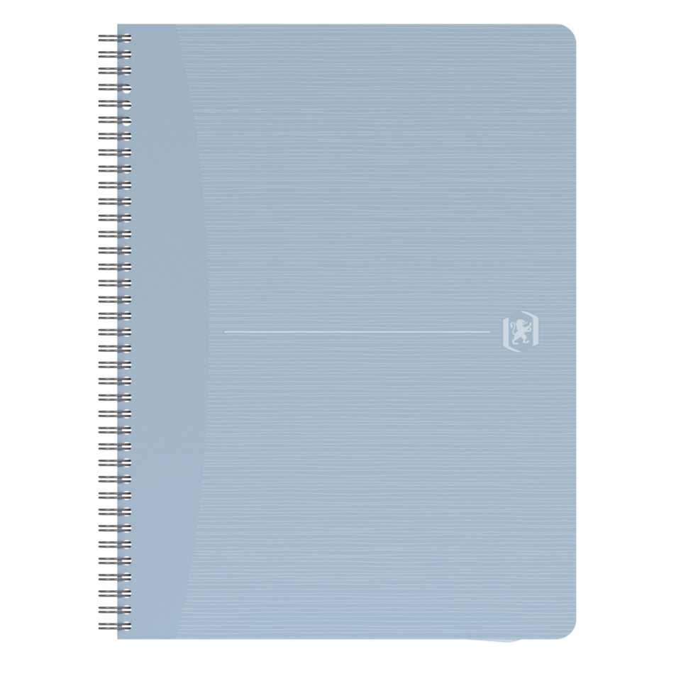 Notebook, Spiral-bound, Blue, Cover, A5
