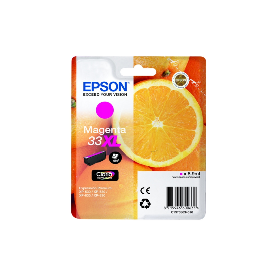 Tintenpatrone, Magenta, XL, Epson, XP-530
