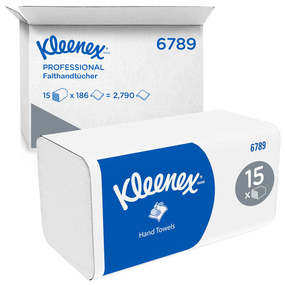 Handtücher, Kleenex, Putzbox, Papierhandtücher, Falthandtücher