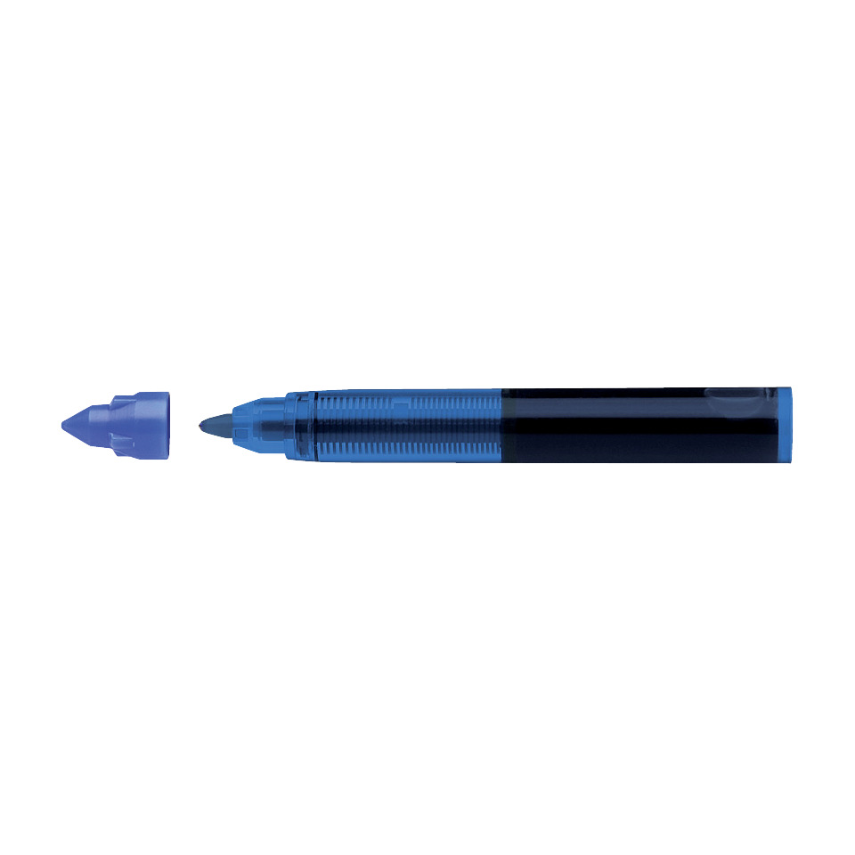 Marker, Whiteboard marker, Blue marker, Chisel tip, Stift, Marker, Markerstift, Blaues Tintenmarker, Plastik, Kappe abgenommen