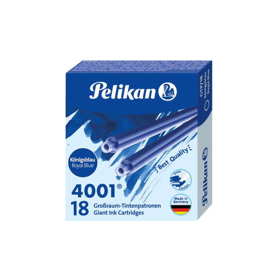 Königsblau, Giant Ink Cartridges, Großraum-Tintenpatronen, Tintenpatronen, Pelikan