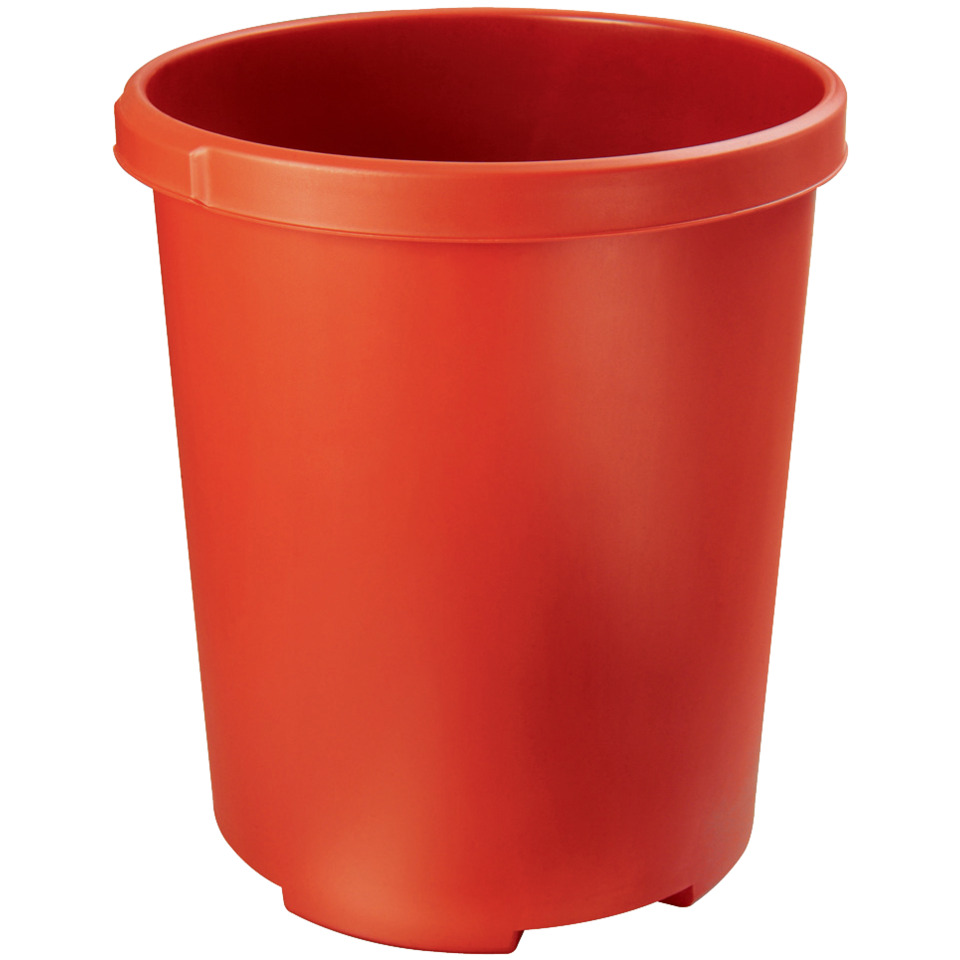 Eimer, Kunststoff, orange, Behälter, Klapprand