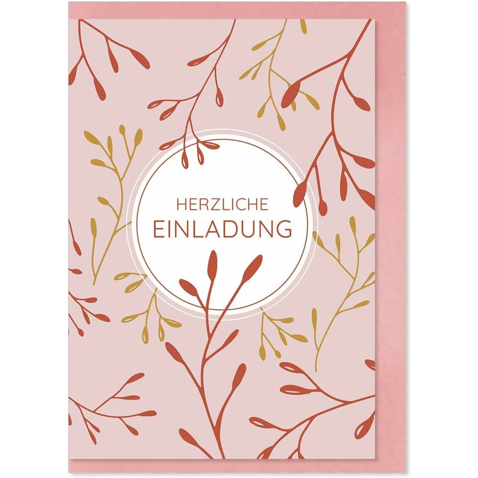 Grusskarte, Dekoration für Zuhause, Grafiken, Buch, Florales Design