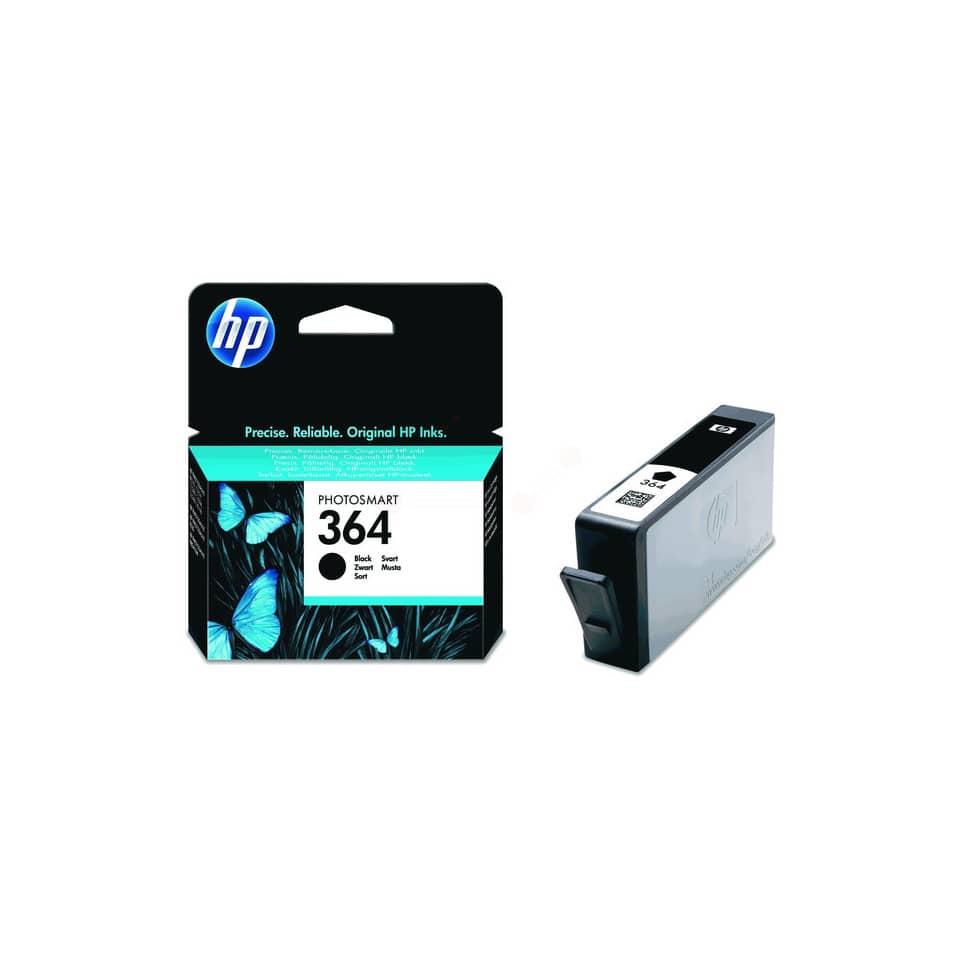 Tintenpatrone, HP, Pigmenttinte, 364, Schwarz