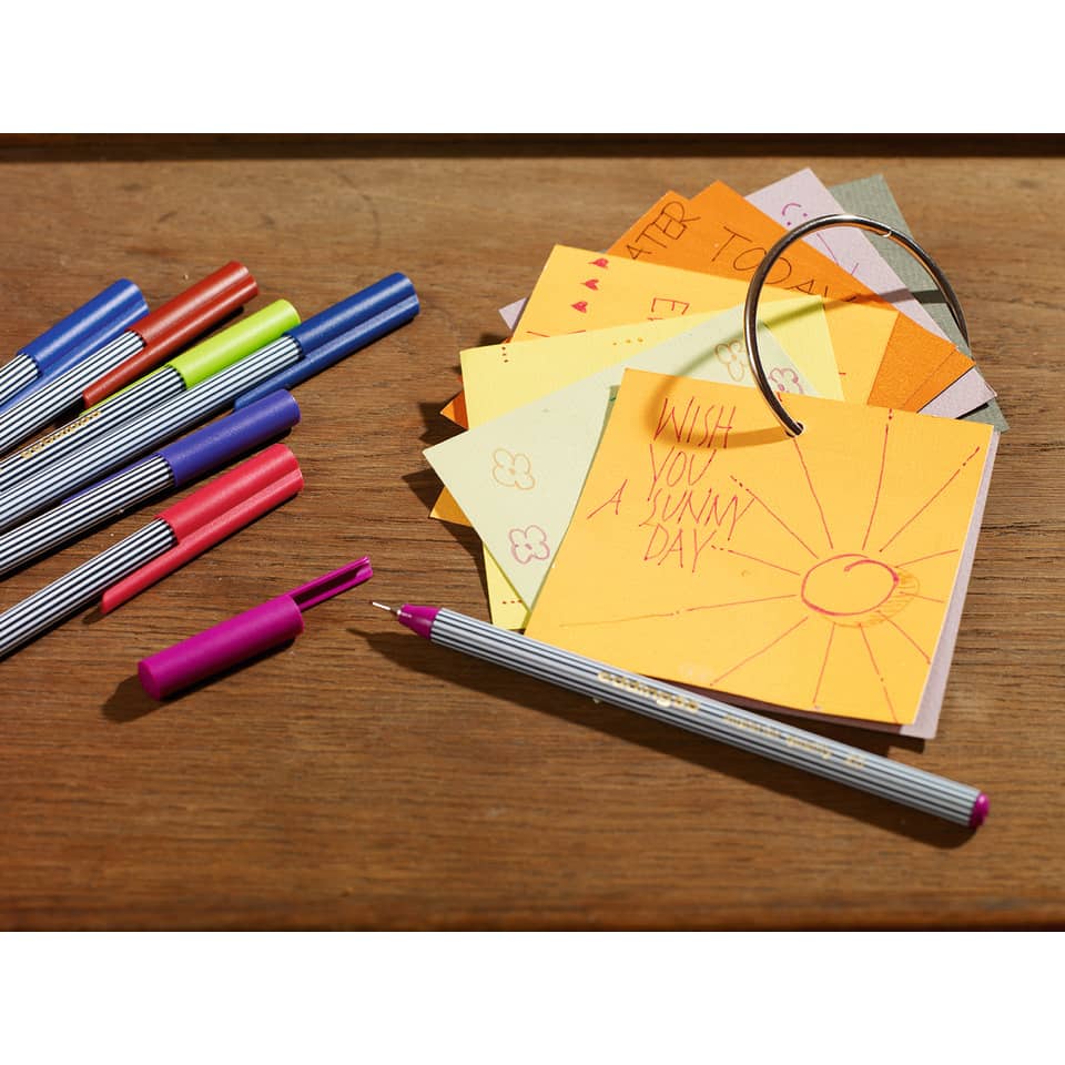 Marker, Stifte, Haftnotizen, Post-it, Notizblock