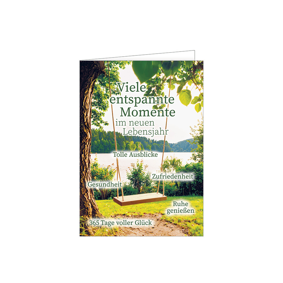Gartenstuhl, Schaukel, Schaukelsitz, Naturmotiv, Foto-Cover