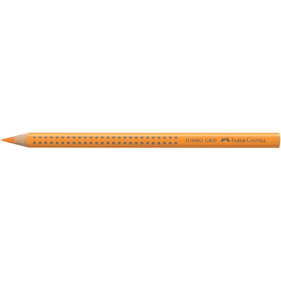 orange pencil, Graphitkern, Punktmuster, Jumbo-Griff, Holzpencil