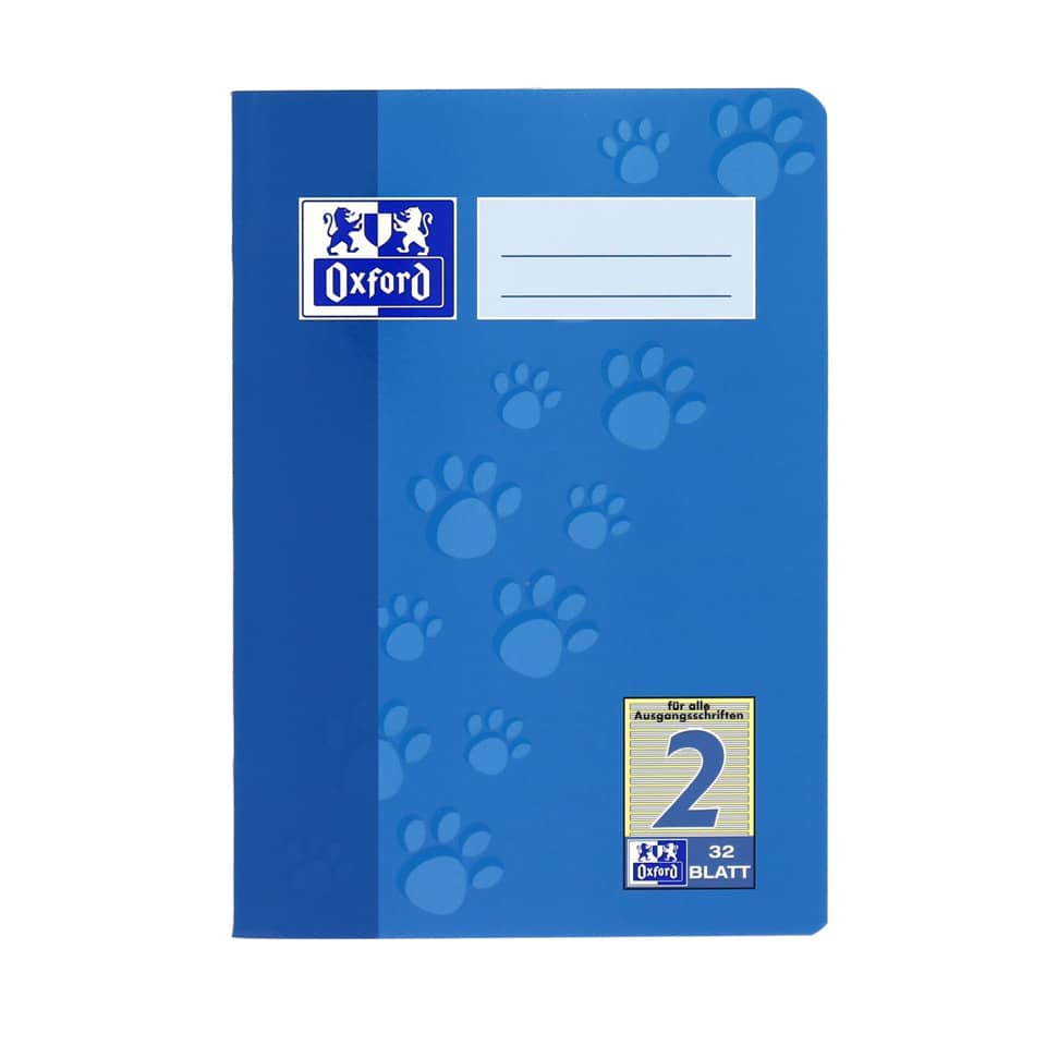 Blocknotiz, Notizblock, Papierblock, Blau, Fusspfoten