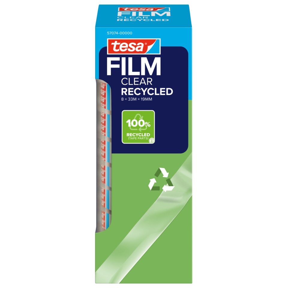 Filmkassette, Recycling, Transparente Klebeband, Tape, Recycled tape parts