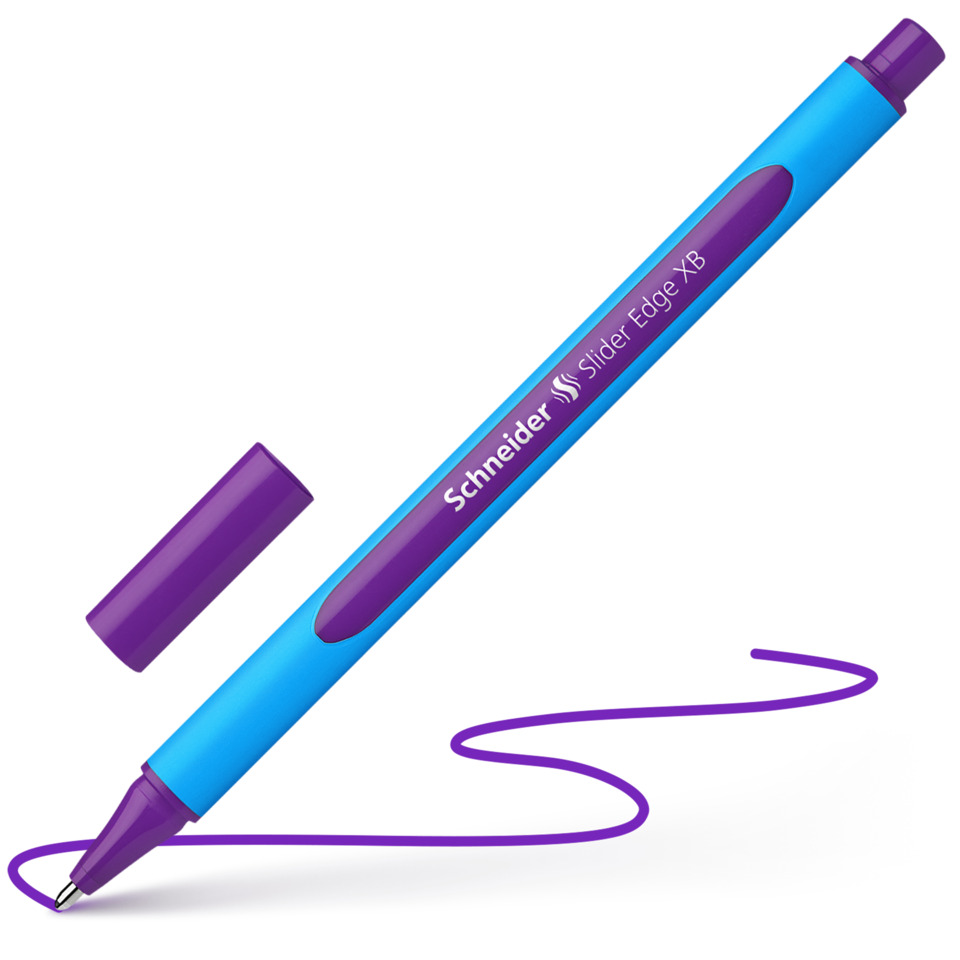 Marker, Stift, Kugelschreiber?, Kappe, Blau-lila