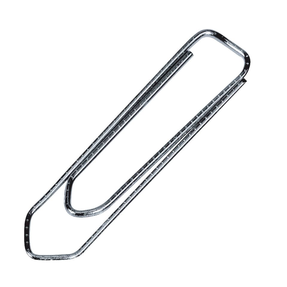 Clip, Papiertasche?, Metall, Chrom, Faltbar