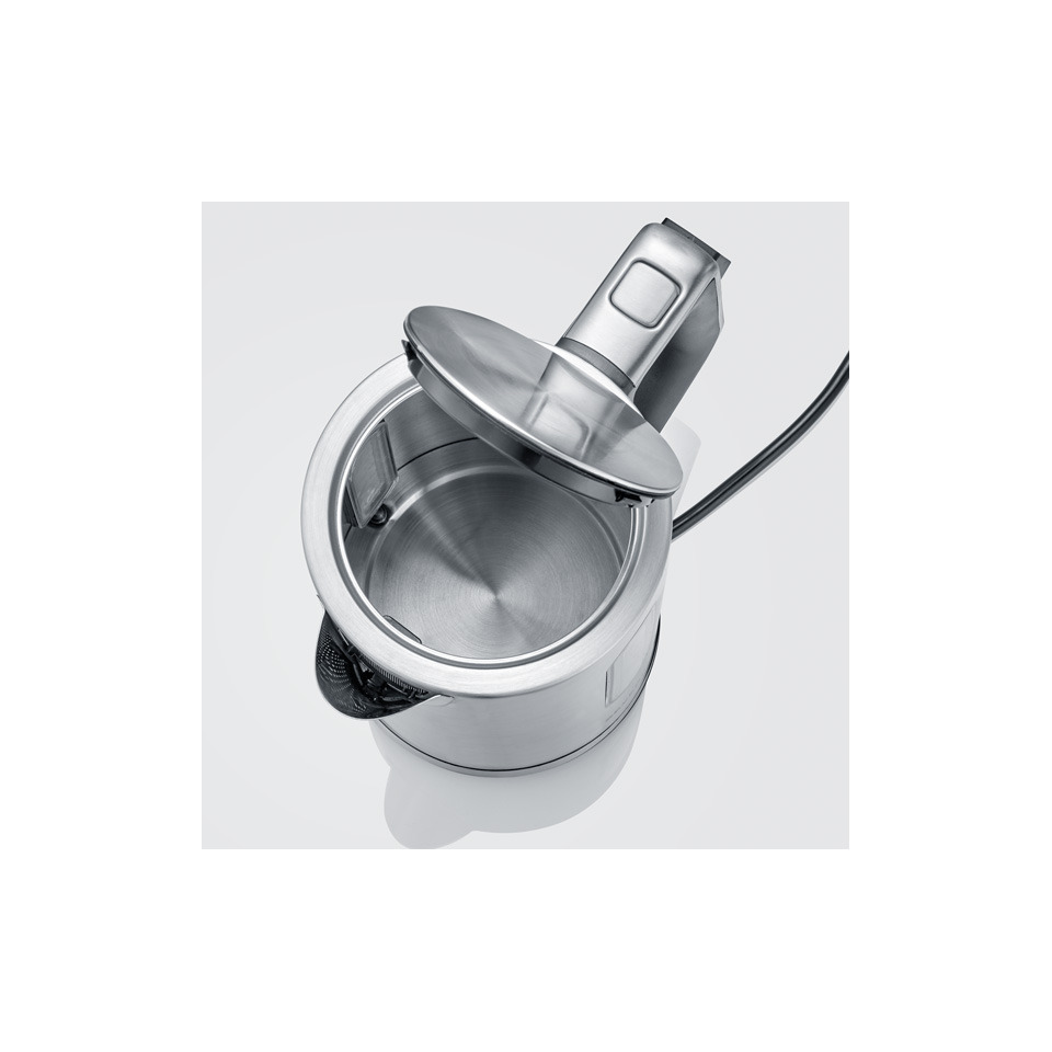 elektrischer Mixer, Standmixer, Stahl, Rührbehälter, Deckel