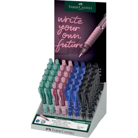 Display Kugelschreiber Poly Ball View, sortiert FABER CASTELL 145756