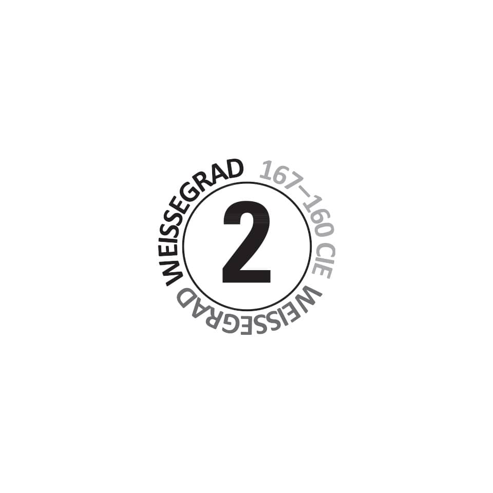 nummer 2, weisseckrad logo, weisssegestand, produktkennzeichnung, zertifikat