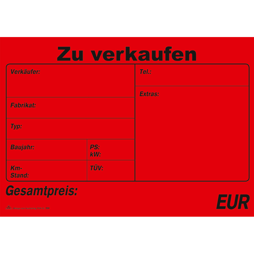 Kaufzettel, Verkäuferbord, Rot, Euro, Preis