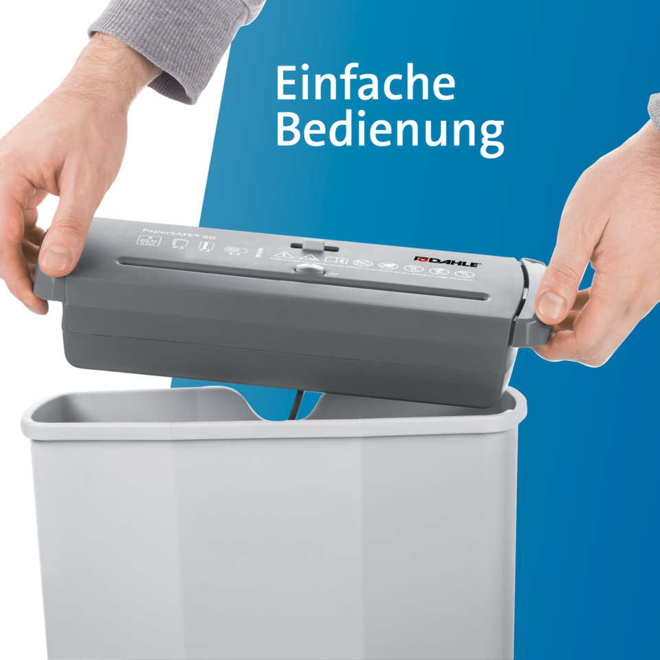  Aktenvernichter,  Papierkassette,  Graues Gehäuse,  Keh mechanik,  Kunststoff