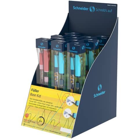 Patronenfüllhalter Base Kid sortiert im Display SCHNEIDER 306581