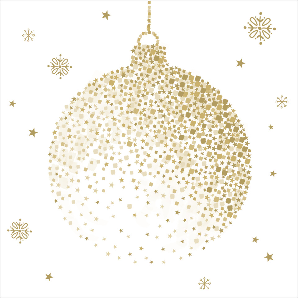 weihnachtskugel, goldene kugel, ornament, sternenmuster, dekoartikel