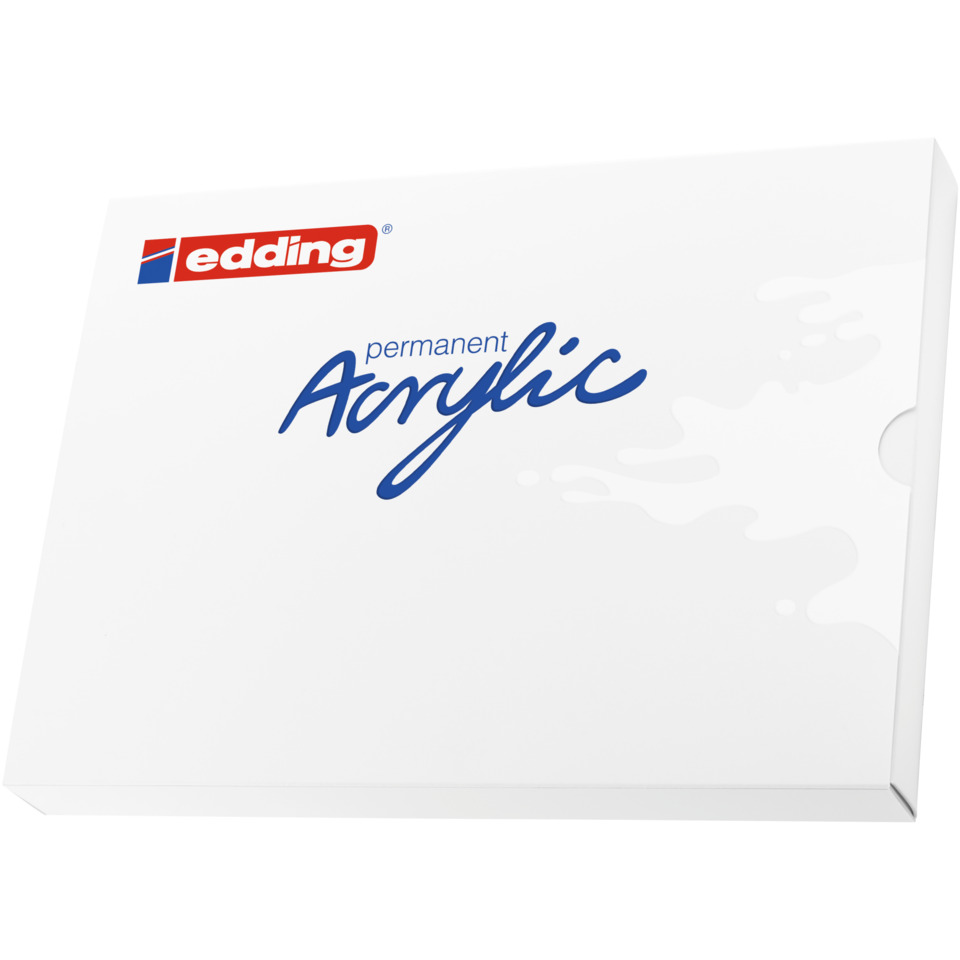 Acrylic, Permanent, Box, Verpackung, Weiß, acrylic, box, packaging, white, logo