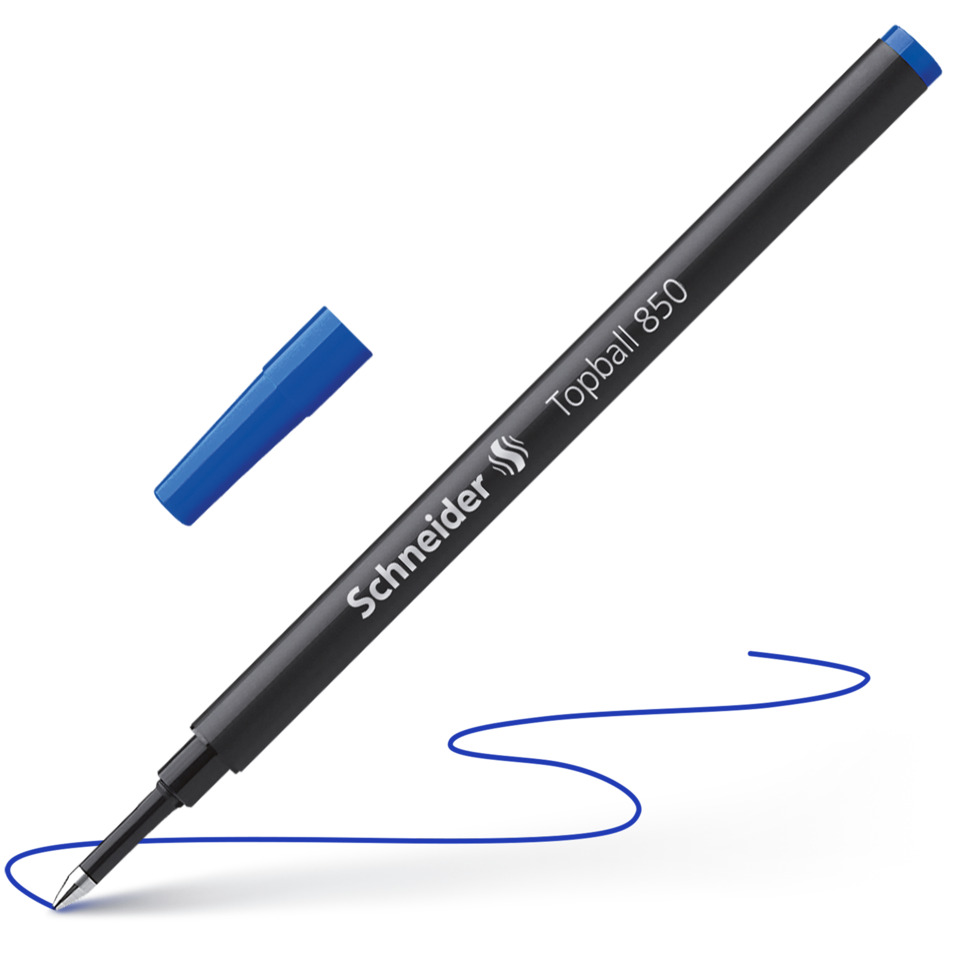 Topball 850, Kugelschreiber, Blaues cap, Filzstift, Schneider