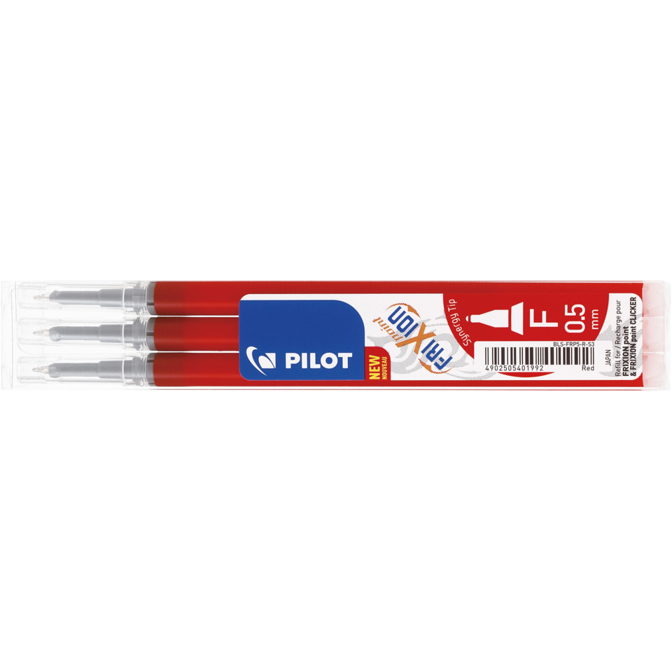 Kugelschreiber, Tintenroller, Rot, 3 Stück, Pilot