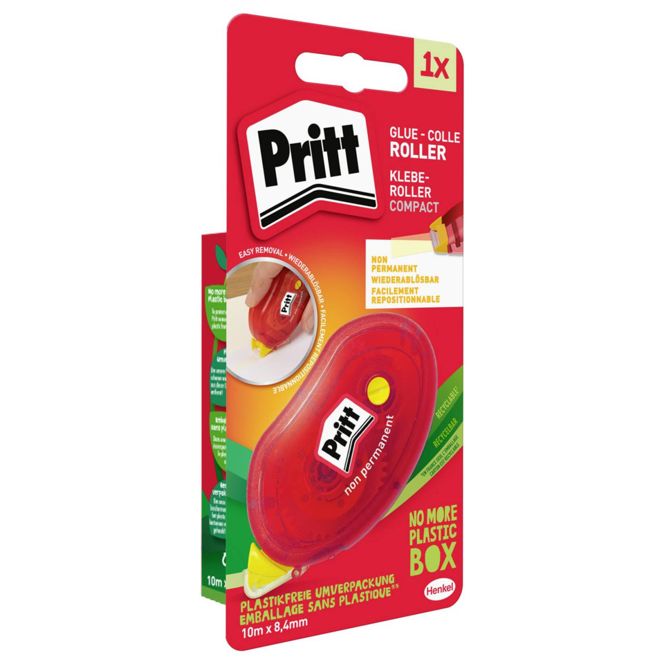 Klebepunkt, Klebeband-Roller, Pritt, Klebepunkt-Roller, Glasfassrolle