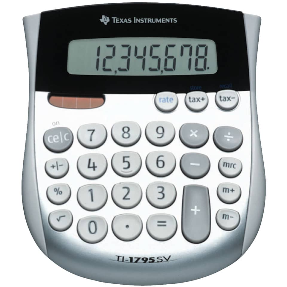 Taschenrechner, Taschenrechner, tragbar, Tasten, Display, Texas Instruments