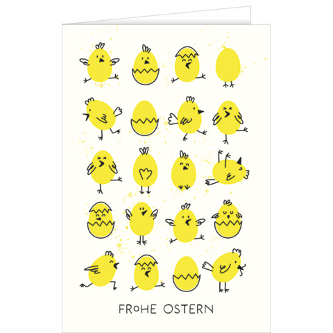 Osterkarte, 11,5 x 17 cm  13-10020